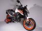 Preview: RD-Moto Crash frames black + slider SL01 for KTM 790 Duke 2018+ / KTM 890 Duke 2020+ / KTM 890 Duke R 2021+