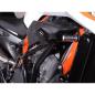 Preview: RD-Moto Sturzbügel schwarz inkl. Sturzpad SLDM für KTM 790 Duke 2018+ / KTM 890 Duke 2020+ / KTM 890 Duke R 2021+