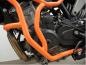 Preview: RD-Moto Crash frames orange + slider for KTM 790 Duke 2018+ / 890 Duke 2020+