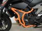 Preview: RD-Moto Crash frames orange + slider for KTM 790 Duke 2018+ / 890 Duke 2020+