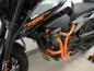 Preview: RD-Moto Sturzbügel orange inkl. Sturzpad SL01 für KTM 790 Duke 2018+ / 890 Duke 2020+