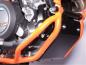 Preview: RD-Moto Sturzbügel unten / Unterfahrschutz orange für Husqvarna 701 Enduro 2017+ / 701 Supermoto 2019+