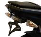 Preview: Evotech Performance Kennzeichenhalter für Yamaha MT-125 2014-2019 mit klaren Rücklicht