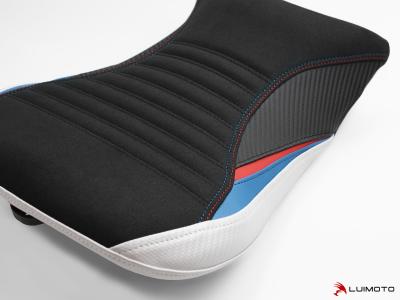 Luimoto Sitzbankbezug Motorsport Fahrer für BMW S1000RR 2019-22 (M Sport Sitzbank)