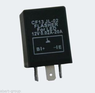 The relay 12V LED indicator, universal flasher relay