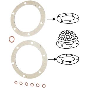 Gasket set, oil sump plate for VW beetle Typ1 engine 1200-1600ccm ( German quality)