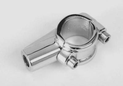 Spiegelschelle verchromt M10 für 22mm Lenker