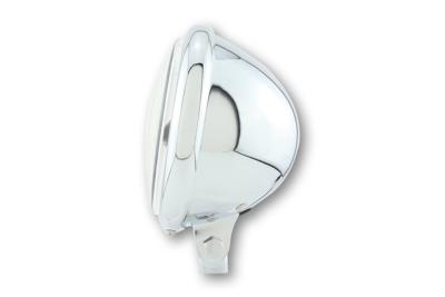 5 3/4 Zoll LED-Scheinwerfer BATES STYLE , chrom, sw Blend., untere Befestigung