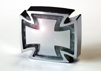 LED-Ruecklicht GOTHIC, chrom, Klarglas, E-gepr