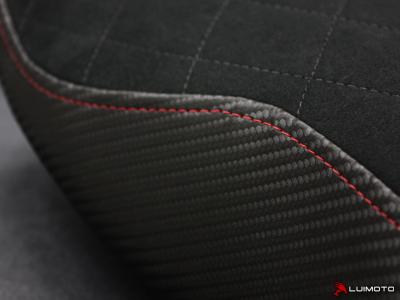 Luimoto Sitzbankbezug Diamond Edition Fahrer für Ducati Panigale 959 16-18 (Komfortsitzbank)