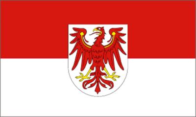 Flagge des Bundeslandes "Brandenburg"