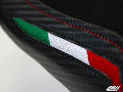 Luimoto Seat Cover Team Italia Suede Driver for Ducati Streetfighter 09-15