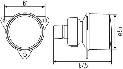 Schlußleuchte Einbau 5W