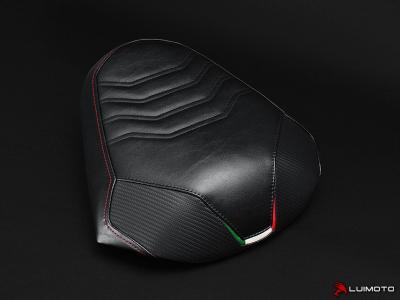 Preview: Luimoto Sitzbankbezug Team Italia Beifahrer für Ducati Multistrada 1200 1260 Enduro 16-20