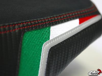 Luimoto Sitzbankbezug Fahrer Team Italia für Aprilia RSV1000R 04-09