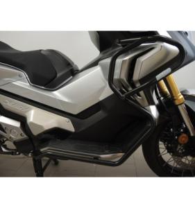 RD-Moto Crash bar set mat black lower + upper position for Honda X-ADV 750 2017-20