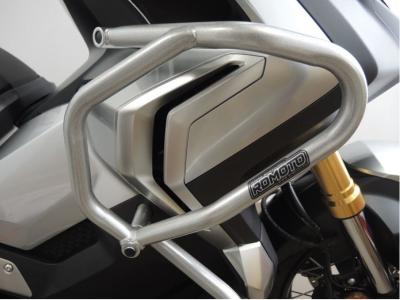 RD-Moto Crash bar set mat silver lower + upper position for Honda X-ADV 750 2017-20