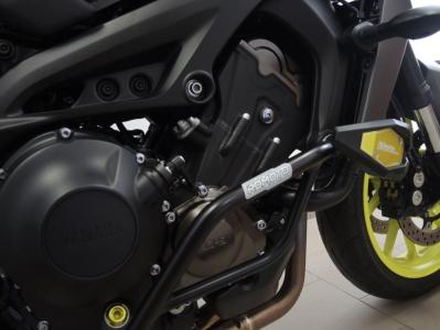 RD-Moto Crash frames + Crash pads SL01 black for Yamaha MT-09 2013 - 2020