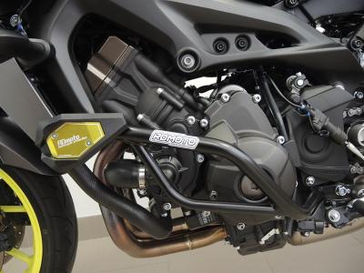 RD-Moto Sturzbügel + Sturzpads SL01 schwarz für Yamaha XSR 900 2013 - 2020