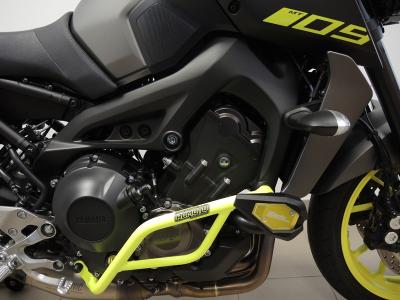 RD-Moto Sturzbügel + Sturzpads gelb für Yamaha XSR 900 2013 - 2020