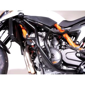 RD-Moto Sturzbügel schwarz inkl. Sturzpad für KTM 790 Duke 2018+ / 890 Duke 2020+