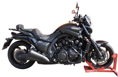 RD-Moto Crash Bar black matt lower + upper for Yamaha V-Max 1700 2009+