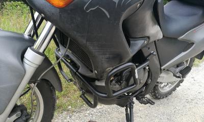 RD-Moto Crash frames black for Aprilia Pegaso 650  1996 - 2004