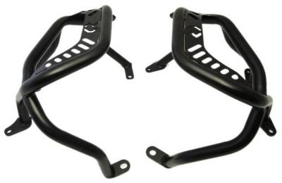 RD-Moto Sturzbügel unten matt schwarz - Zylinderschutz für BMW R1200GS 2013 - 2019