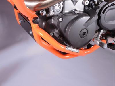 RD-Moto Sturzbügel unten / Unterfahrschutz orange für Husqvarna 701 Enduro 2017+ / 701 Supermoto 2019+