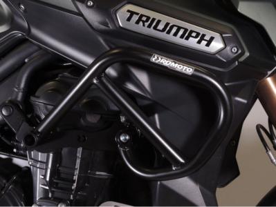 Preview: RD-Moto Sturzbügel oben schwarz für Triumph Tiger 1200 Explorer / XC  2011-15
