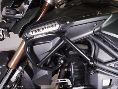 Preview: RD-Moto Sturzbügel oben schwarz für Triumph Tiger 1200 Explorer / XC  2011-15