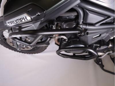 Preview: RD-Moto Sturzbügel oben schwarz matt struktuiert für Triumph Tiger 1200 Explorer / XC 2011-15