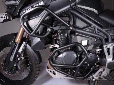 RD-Moto Sturzbügel oben schwarz matt struktuiert für Triumph Tiger 1200 Explorer / XC 2011-15
