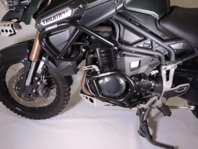 RD-Moto Sturzbügel Set unten + oben schwarz für Triumph Tiger 1200 Explorer / XC  2011-15