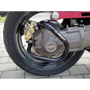RD-Moto Sturzbügel Kardan schwarz für Moto Guzzi V7 Griso / Norge / Breva 850-1200 / Stelvio