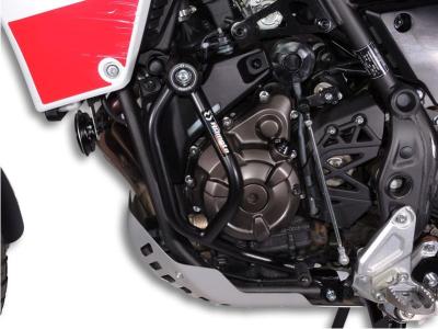 RD-Moto Crash frames incl. Crash pads black for Yamaha 700 Ténéré 2019+