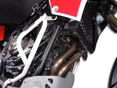 RD-Moto Crash frames incl. Crash pads white for Yamaha 700 Ténéré 2019+