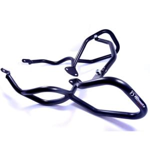 RD-Moto Crash bar upper + lower part  black for Honda CB 125F 2014-2023