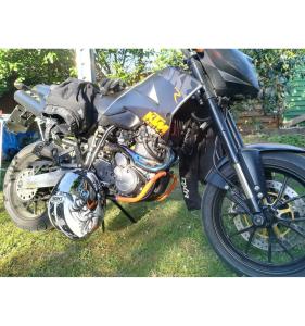 Preview: RD-Moto Sturzbügel orange for KTM LC4 640  2005-2008