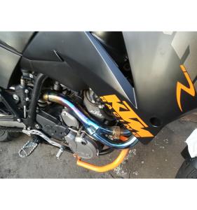 RD-Moto Crash frames orange for KTM LC4 640 2005-2008