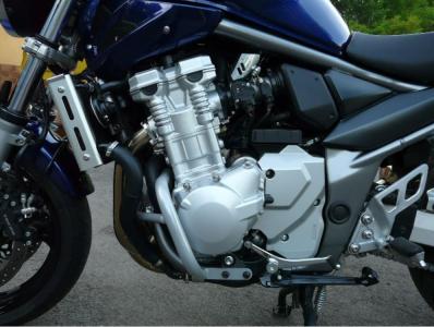 Preview: RD-Moto Crash frames silver for Suzuki GSF 1250 Bandit 07+