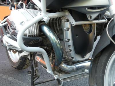 RD-Moto Sturzbügel silber -  Zylinderschutz für BMW R1200GS Adventure 2004-07