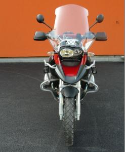 RD-Moto Crash frames  - cylinder protection + upper part silver for BMW R1200GS Adventure 2004 - 2007