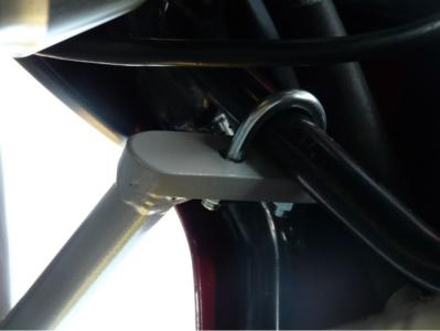 RD-Moto Crash frames  - cylinder protection + upper part silver for BMW R1200GS Adventure 2004 - 2007