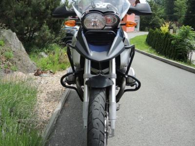 RD-Moto Crash frames black - cylinder protection + upper part for BMW R1200GS Adventure 2004 - 2007