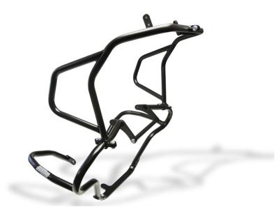 RD-Moto Crash frames black - cylinder protection + upper part for BMW R1200GS Adventure 2004 - 2007