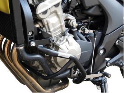 RD-Moto Sturzbügel oben + unten - schwarz für Honda CBF 600 2008-12