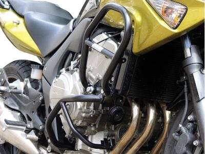 RD-Moto Sturzbügel oben + unten - schwarz für Honda CBF 600 2008-12