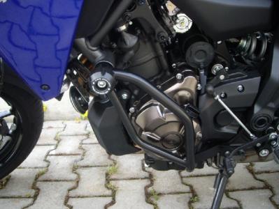 RD-Moto Crash frames black for Yamaha MT-07 Tracer 2016+