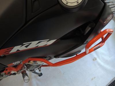 RD-Moto Crash frames Orange for KTM 990 Adventure 2006 - 2012